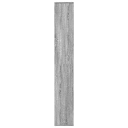 Room Divider Bookcase Grey Sonoma 67x25x161,5 cm Engineered Wood