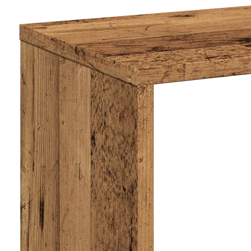 Room Divider Bookcase Old Wood 67x25x161,5 cm Engineered Wood