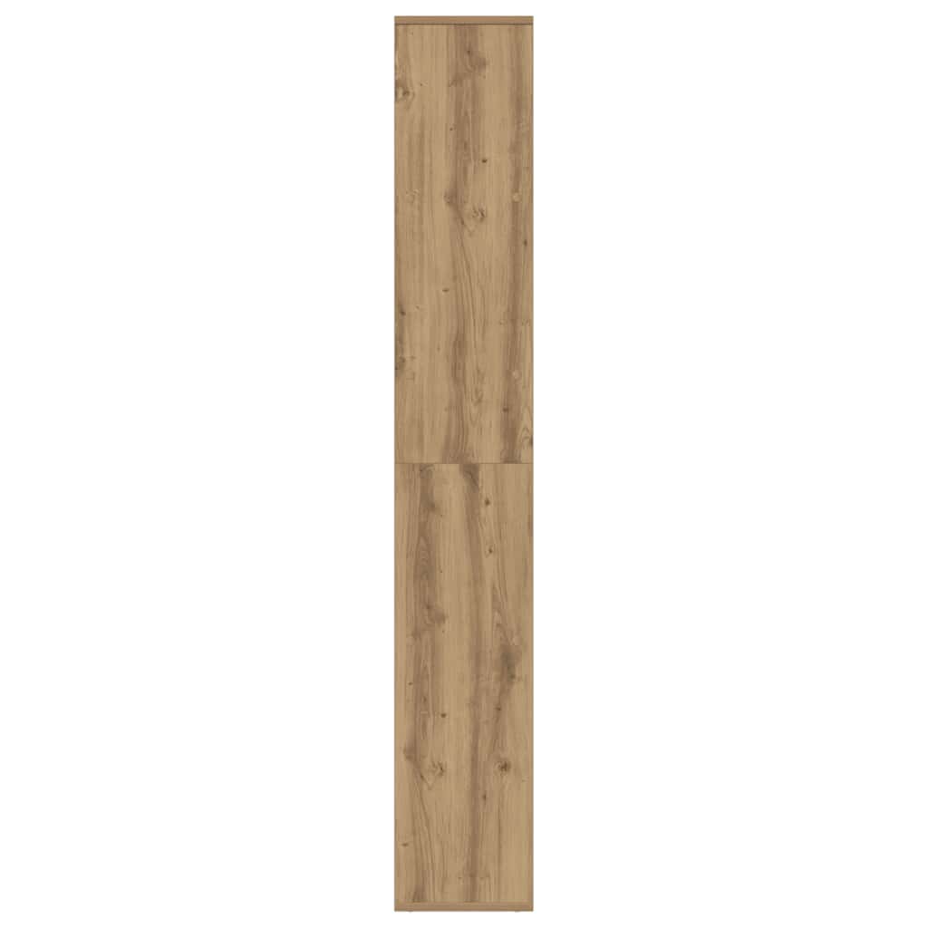 Room Divider Bookcase Artisan Oak 67x25x161.5cm Engineered Wood