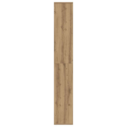 Room Divider Bookcase Artisan Oak 67x25x161.5cm Engineered Wood