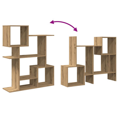 Room Divider Bookcase Artisan Oak 92x29x112 cm Engineered Wood