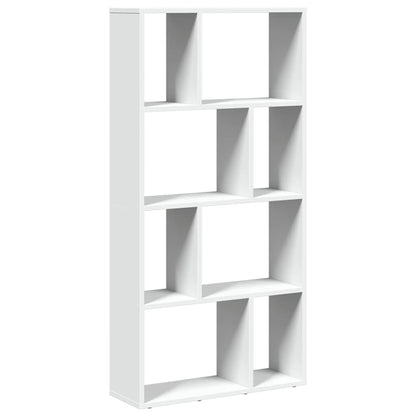 Bookcase White 60x20x120,5 cm Engineered Wood