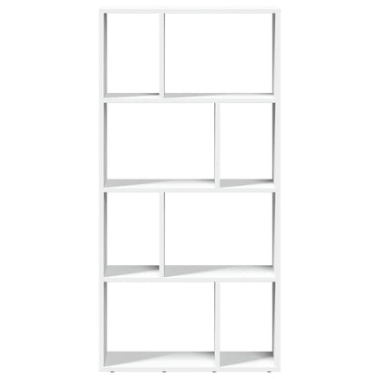Bookcase White 60x20x120,5 cm Engineered Wood