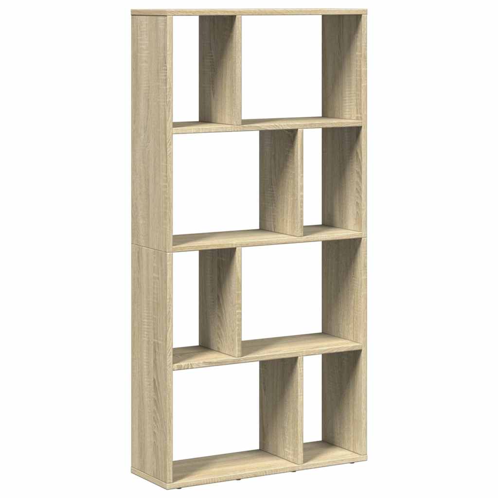 Bookcase Sonoma Oak 60x20x120,5 cm Engineered Wood