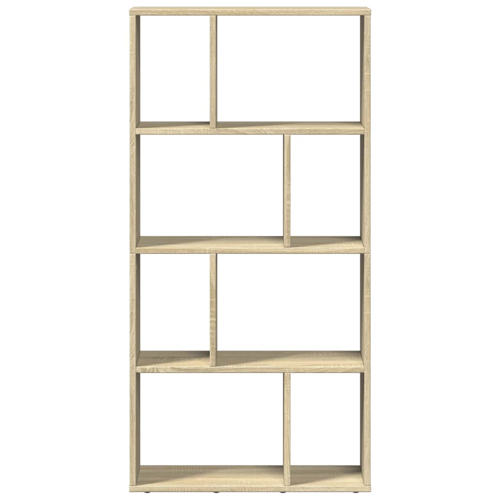 Bookcase Sonoma Oak 60x20x120,5 cm Engineered Wood