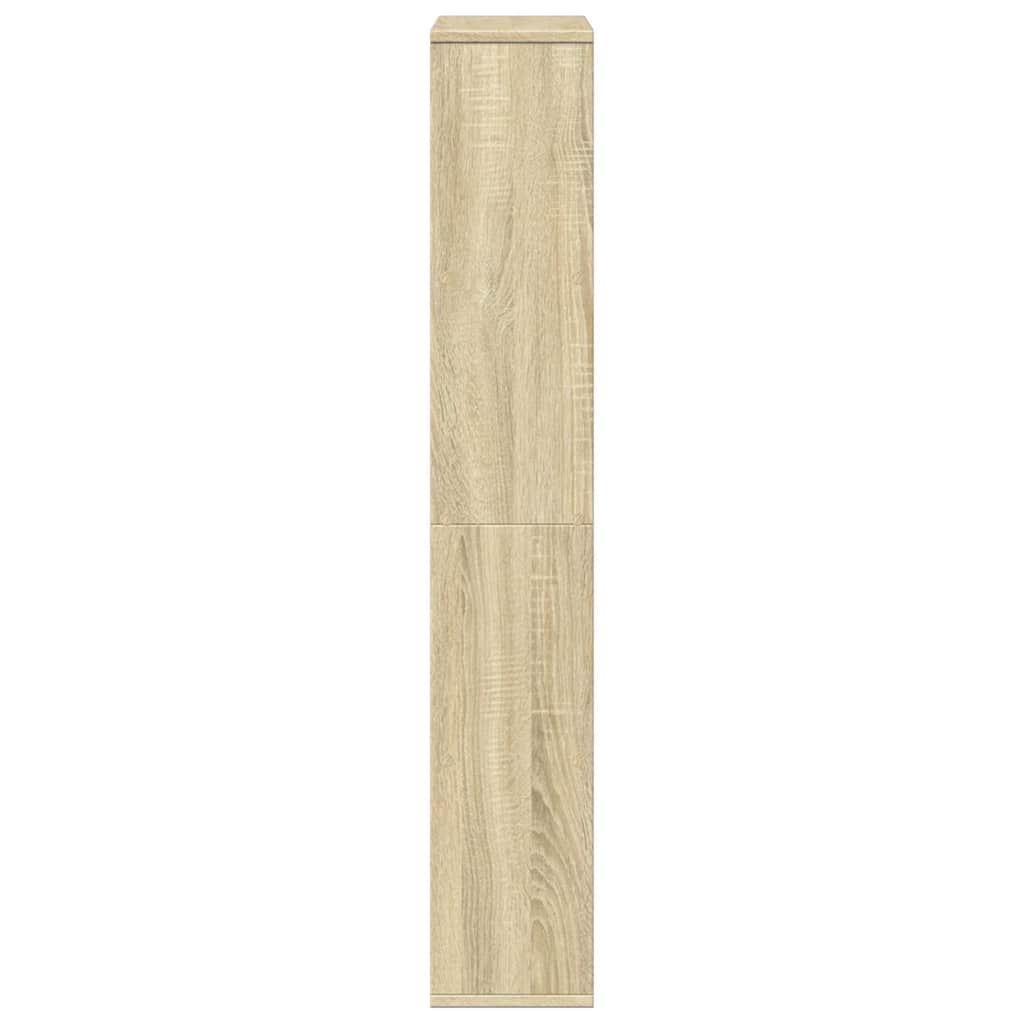 Bookcase Sonoma Oak 60x20x120,5 cm Engineered Wood