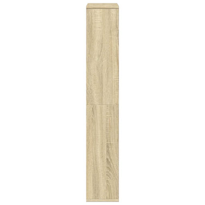 Bookcase Sonoma Oak 60x20x120,5 cm Engineered Wood