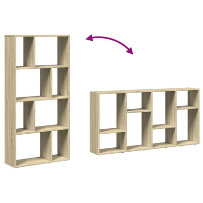 Bookcase Sonoma Oak 60x20x120,5 cm Engineered Wood