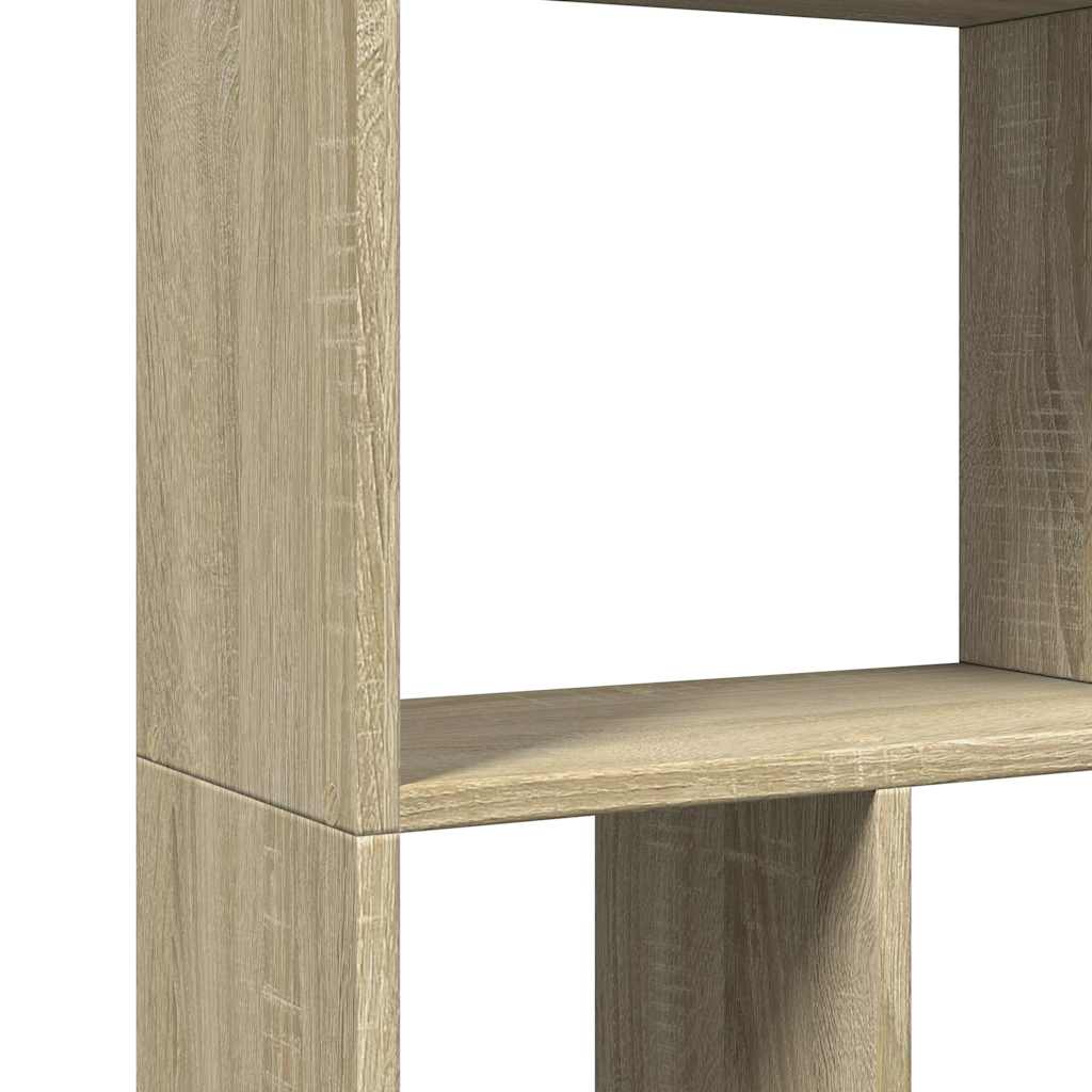 Bookcase Sonoma Oak 60x20x120,5 cm Engineered Wood