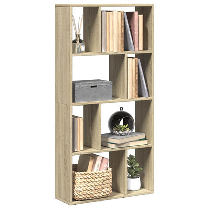 Bookcase Sonoma Oak 60x20x120,5 cm Engineered Wood