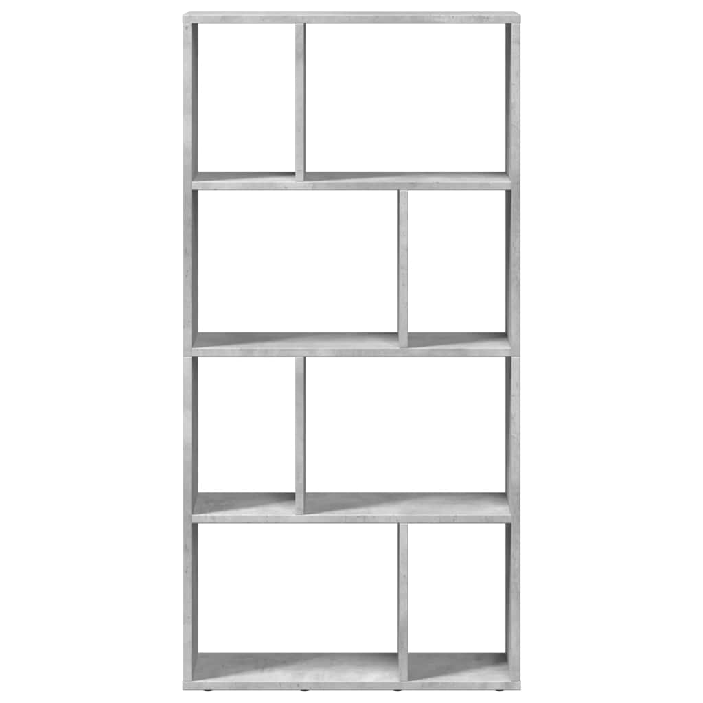 Bookcase Concrete Grey 60x20x120,5 cm Engineered Wood