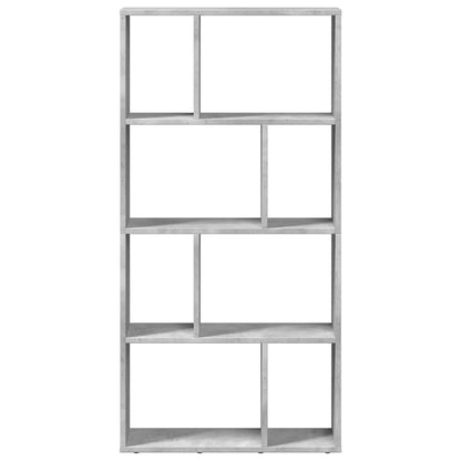 Bookcase Concrete Grey 60x20x120,5 cm Engineered Wood