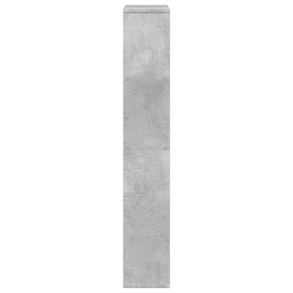 Bookcase Concrete Grey 60x20x120,5 cm Engineered Wood