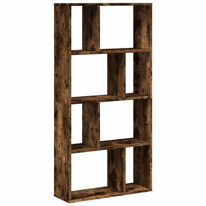 Bookcase Smoked Oak 60x20x120,5 cm Engineered Wood