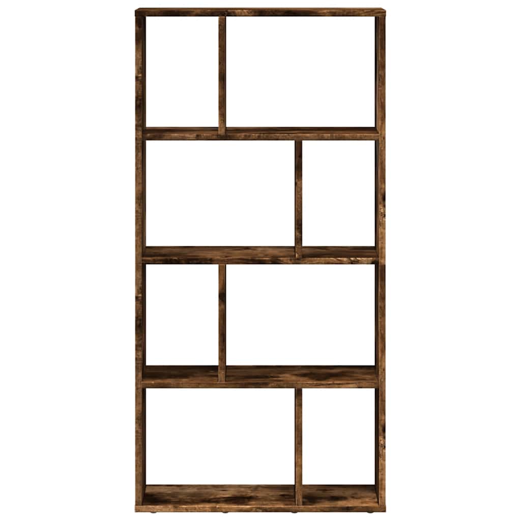 Bookcase Smoked Oak 60x20x120,5 cm Engineered Wood