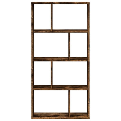 Bookcase Smoked Oak 60x20x120,5 cm Engineered Wood