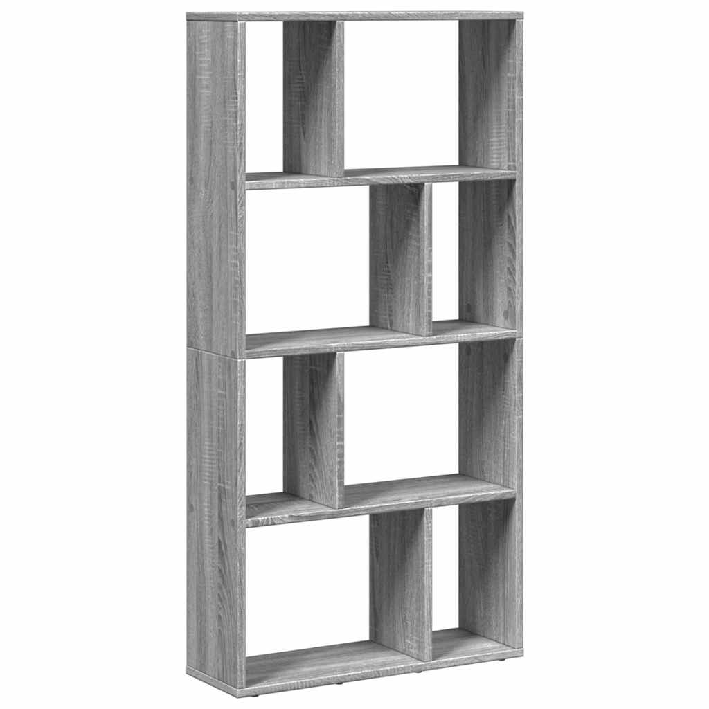 Bookcase Grey Sonoma 60x20x120,5 cm Engineered Wood