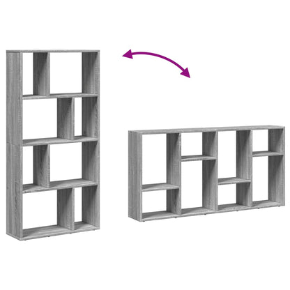 Bookcase Grey Sonoma 60x20x120.5 cm Engineered Wood