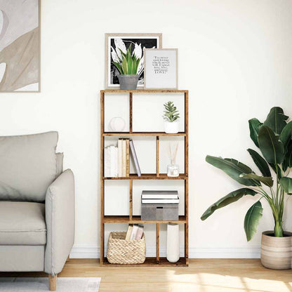 Bookcase Old Wood 60x20x120.5 cm Engineered Wood