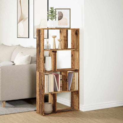 Bookcase Old Wood 60x20x120.5 cm Engineered Wood