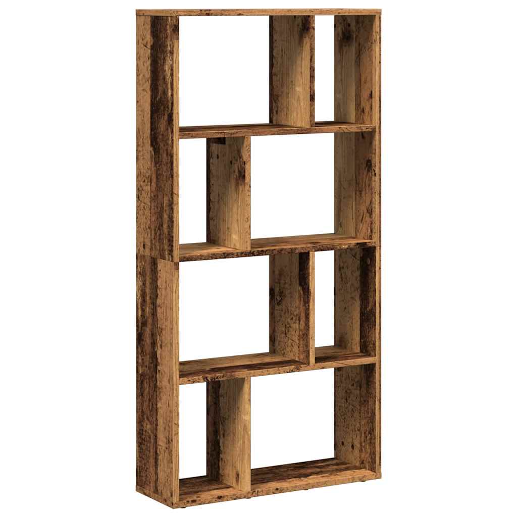 Bookcase Old Wood 60x20x120.5 cm Engineered Wood
