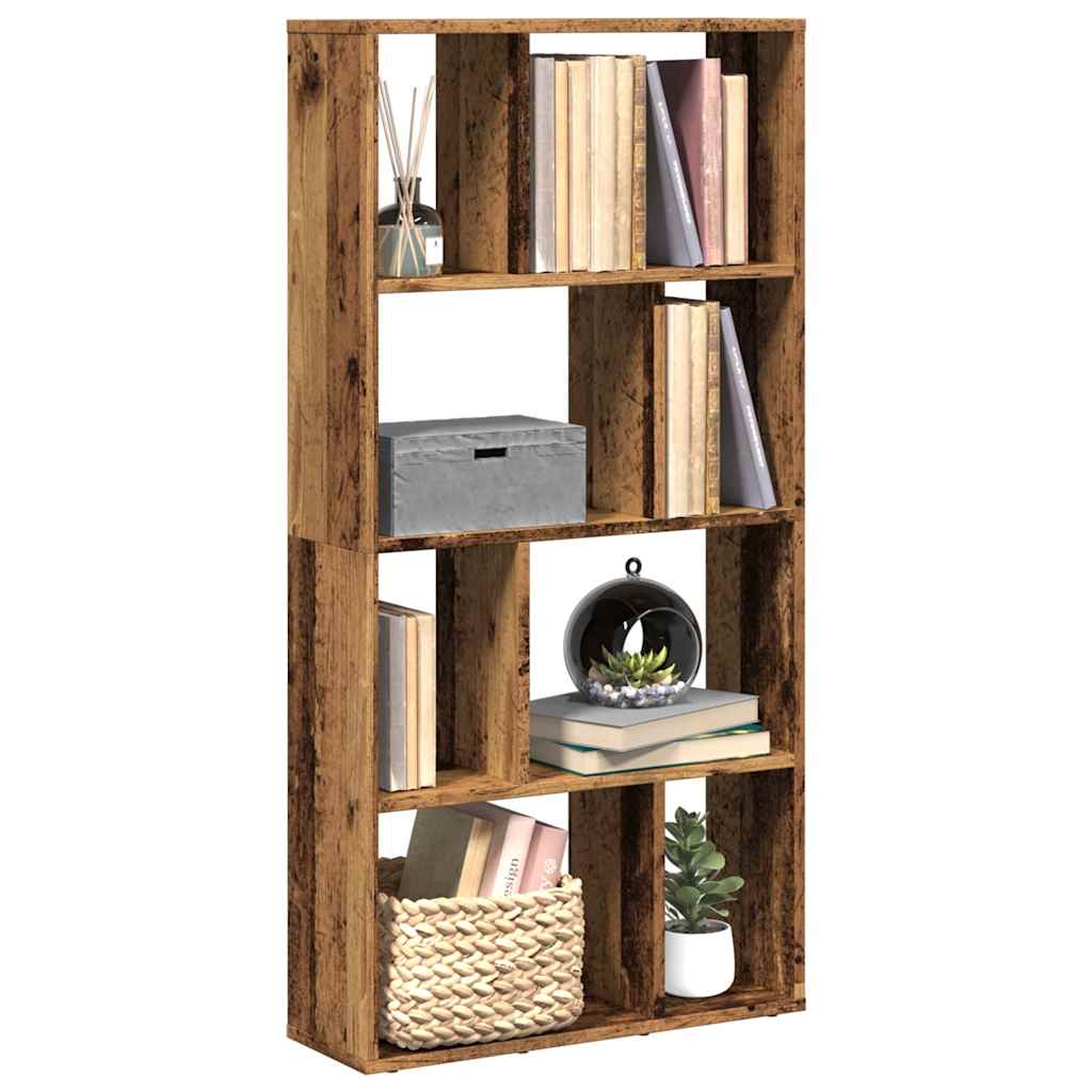 Bookcase Old Wood 60x20x120.5 cm Engineered Wood