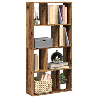 Bookcase Old Wood 60x20x120.5 cm Engineered Wood