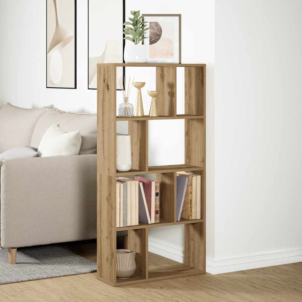 Bookcase Artisian Oak 60x20x120,5 cm Engineered Wood