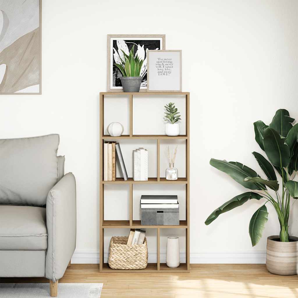 Bookcase Artisian Oak 60x20x120,5 cm Engineered Wood