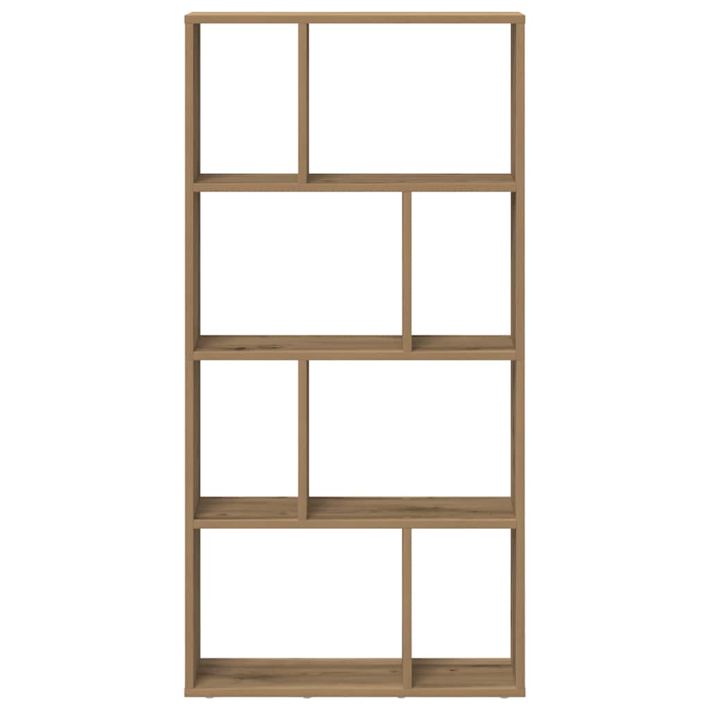 Bookcase Artisian Oak 60x20x120.5 cm Engineered Wood