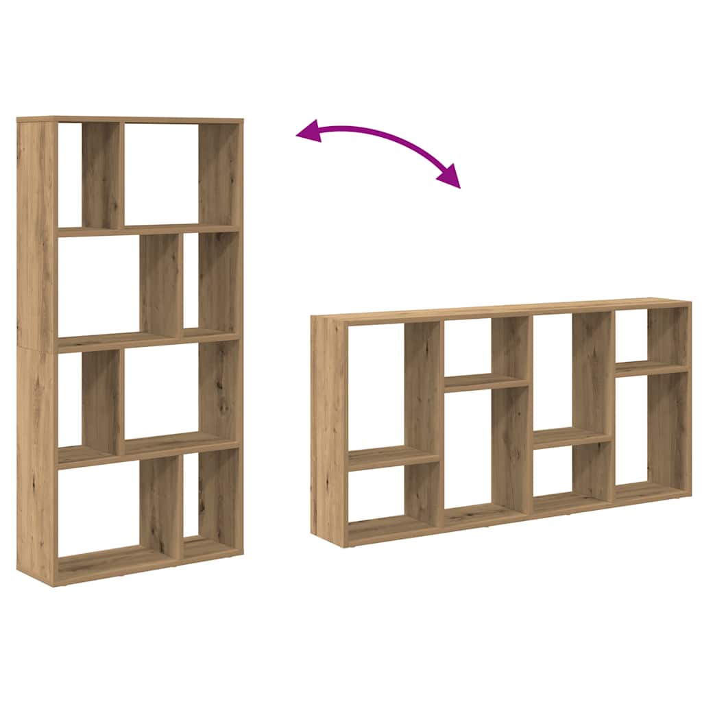 Bookcase Artisian Oak 60x20x120,5 cm Engineered Wood