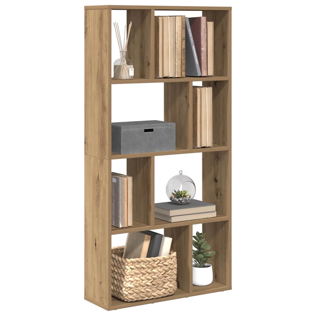 Bookcase Artisian Oak 60x20x120.5 cm Engineered Wood