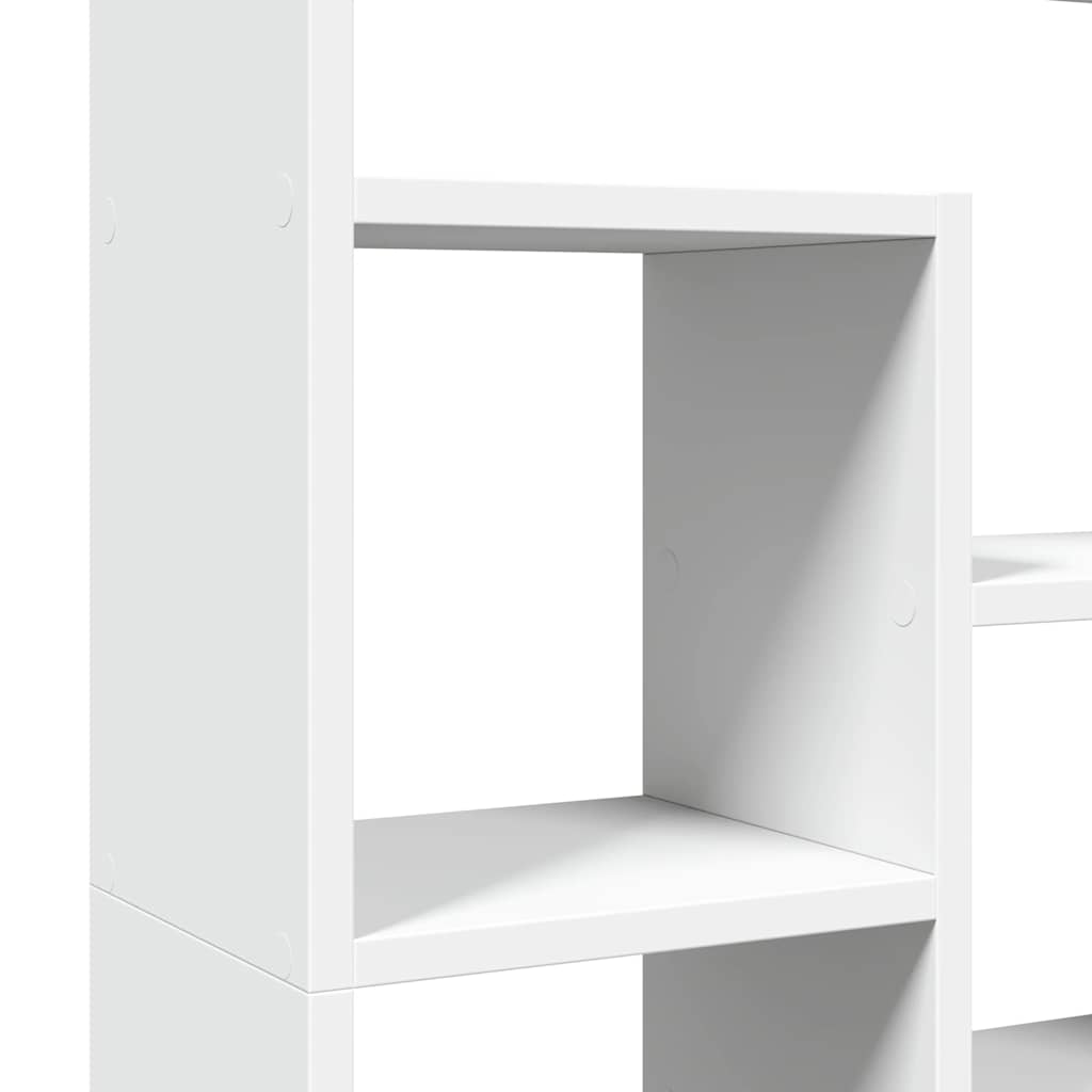 Bookcase White 72x20x120,5 cm Engineered Wood