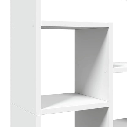 Bookcase White 72x20x120,5 cm Engineered Wood