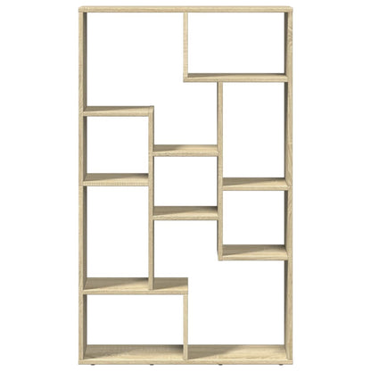 Bookcase Sonoma Oak 72x20x120.5 cm Engineered Wood