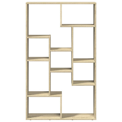 Bookcase Sonoma Oak 72x20x120,5 cm Engineered Wood