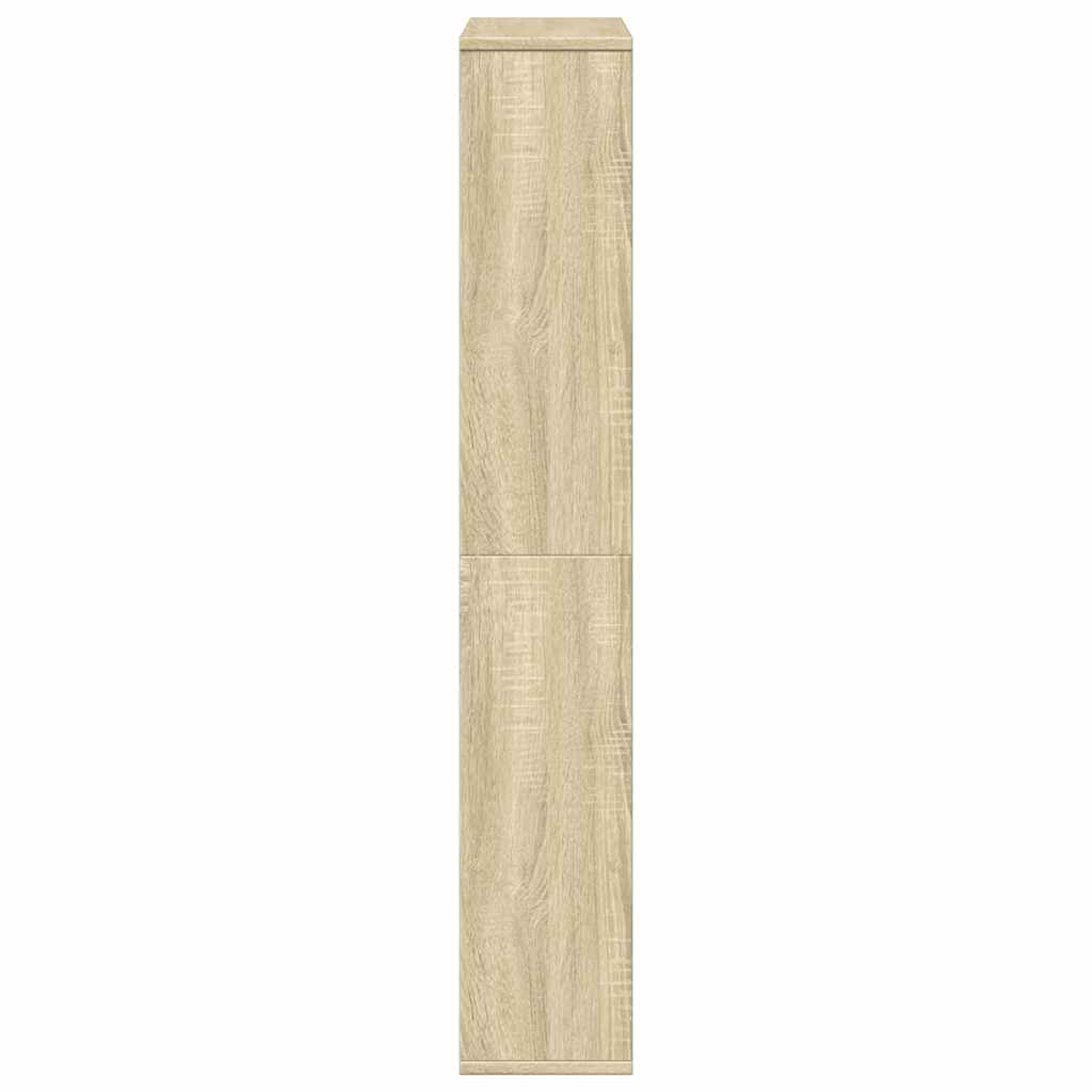 Bookcase Sonoma Oak 72x20x120,5 cm Engineered Wood