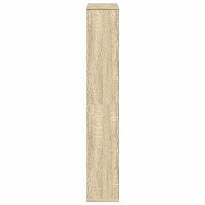 Bookcase Sonoma Oak 72x20x120,5 cm Engineered Wood