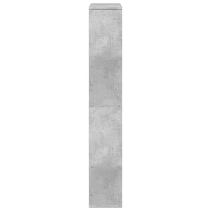 Bookcase Concrete Grey 72x20x120,5 cm Engineered Wood