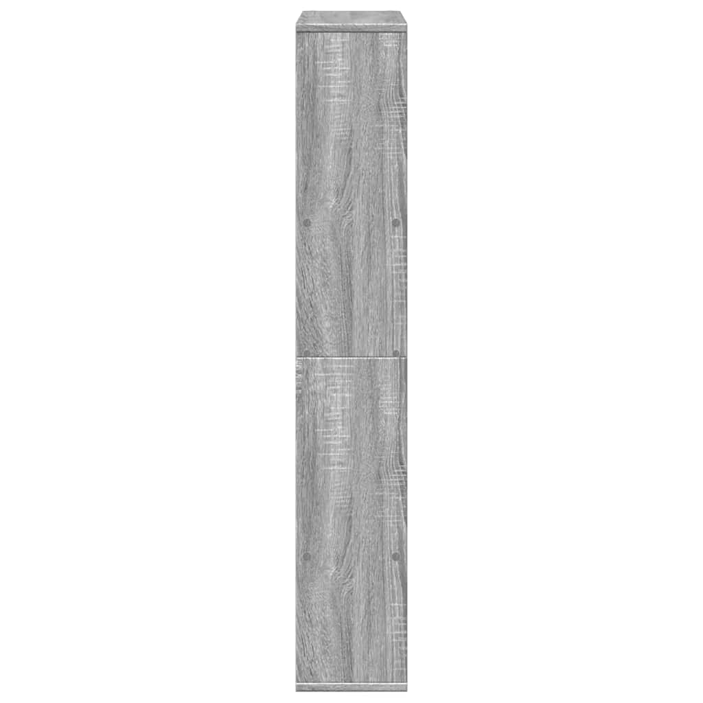 Bookcase Grey Sonoma 72x20x120.5 cm Engineered Wood