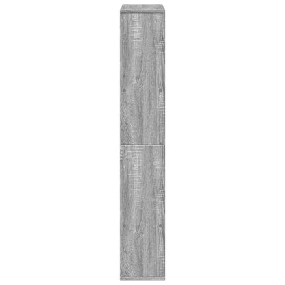 Bookcase Grey Sonoma 72x20x120,5 cm Engineered Wood