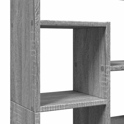 Bookcase Grey Sonoma 72x20x120,5 cm Engineered Wood