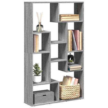 Bookcase Grey Sonoma 72x20x120,5 cm Engineered Wood