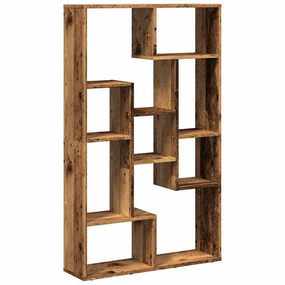 Bookcase Old Wood 72x20x120.5 cm Engineered Wood