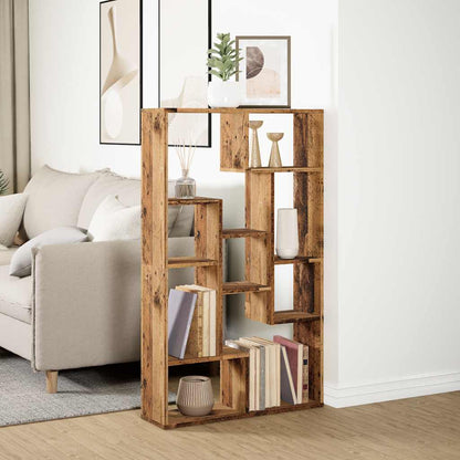 Bookcase Old Wood 72x20x120.5 cm Engineered Wood