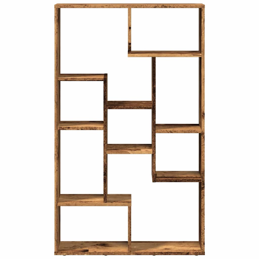 Bookcase Old Wood 72x20x120.5 cm Engineered Wood