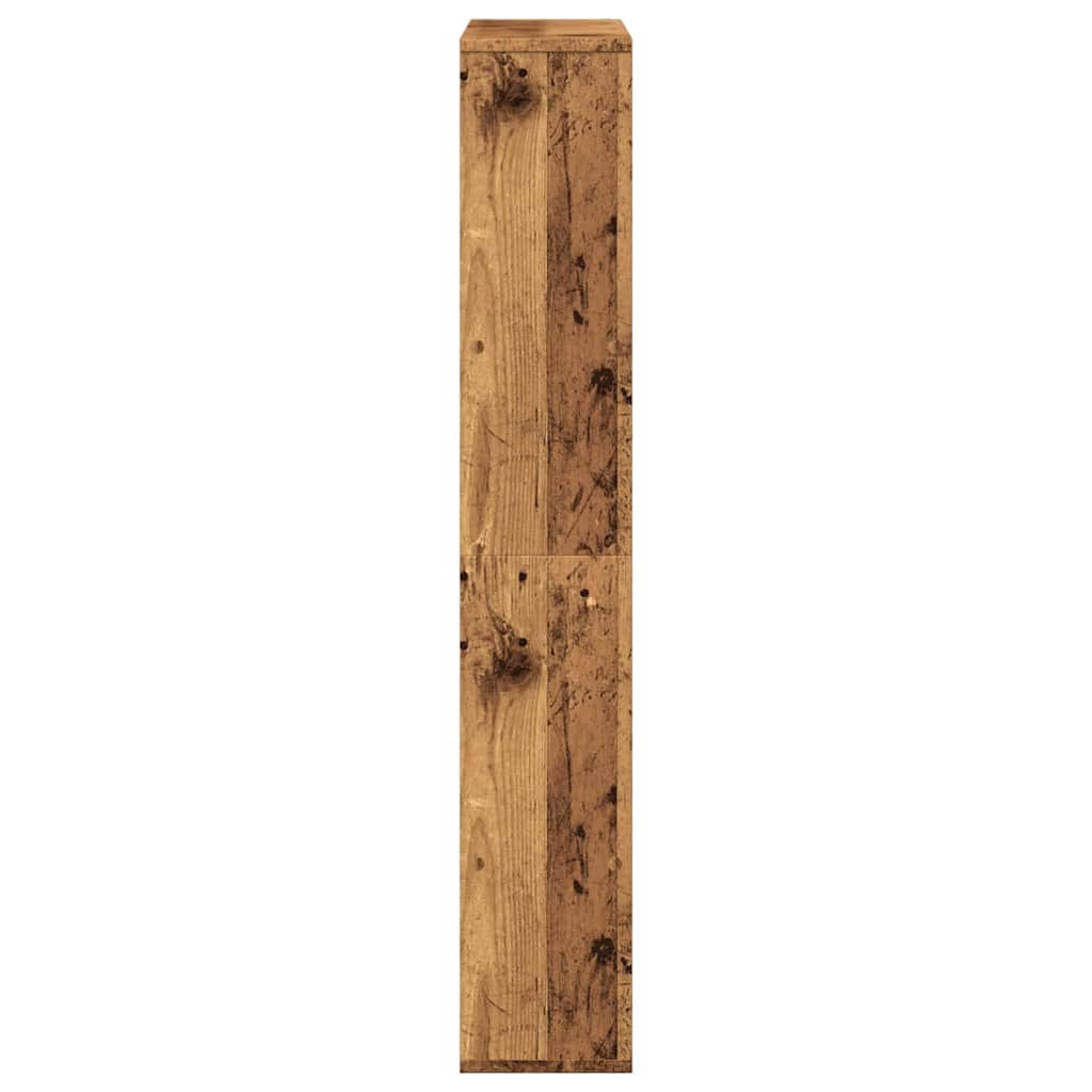 Bookcase Old Wood 72x20x120.5 cm Engineered Wood