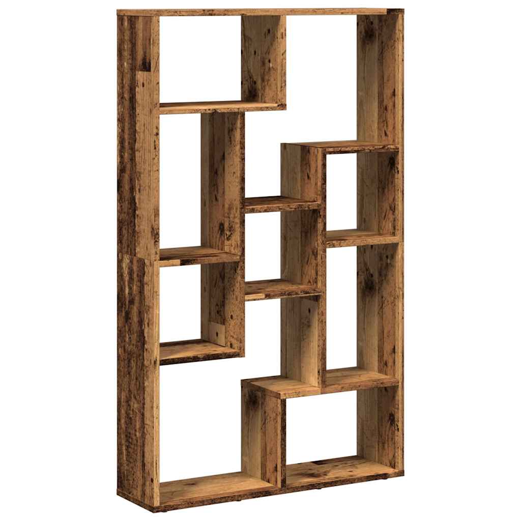 Bookcase Old Wood 72x20x120.5 cm Engineered Wood