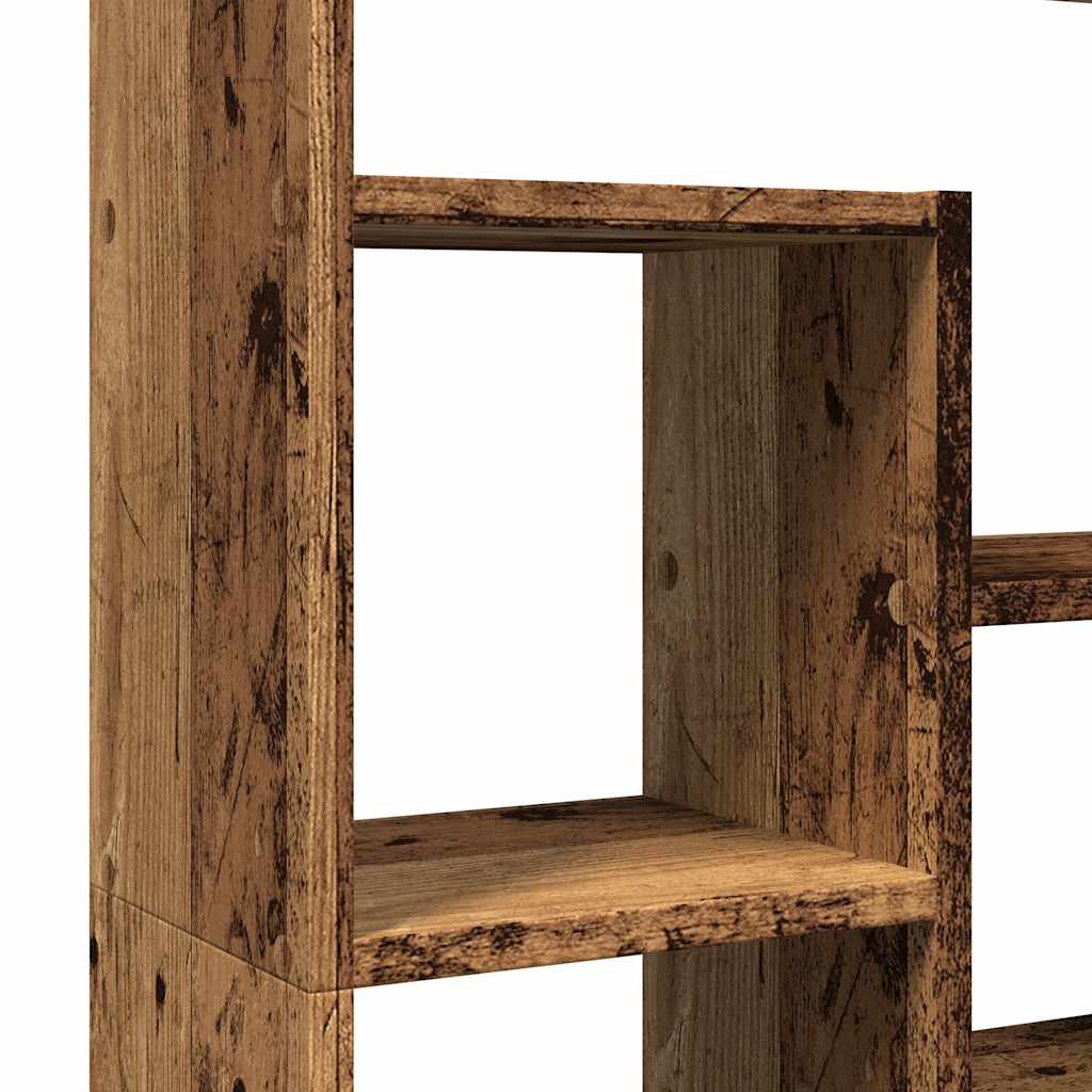 Bookcase Old Wood 72x20x120.5 cm Engineered Wood