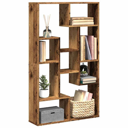 Bookcase Old Wood 72x20x120.5 cm Engineered Wood